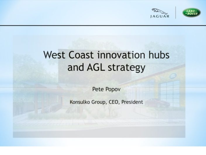 West Coast Innovation & AGL Strategy