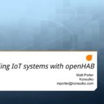 Building IoT systems
