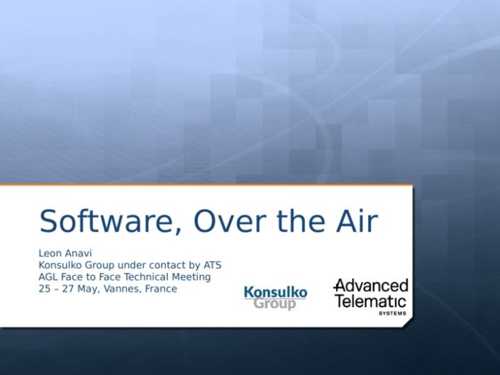 Software over the air