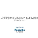 Groking the Linux SPI Subsystem