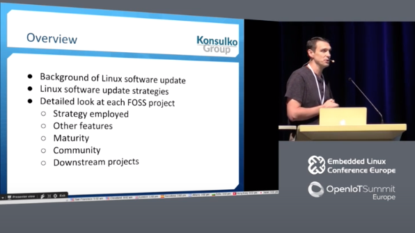 Comparison of Linux Software Update Technologies still | Konsulko Group Overview of Linux software
