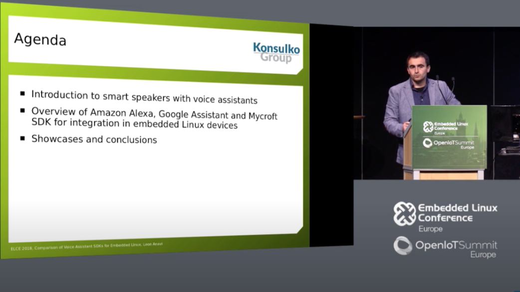 Comparison of Voice Assistant SDKs for Embedded Linux Devices - Leon Anavi | Konsulko Group Comparison of Voice Assistant SDKs for Embedded Linux Devices