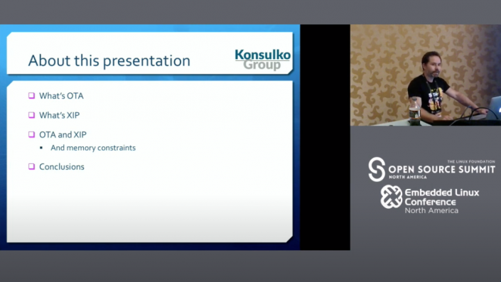Secure Updates for a Memory Constrained XIP System