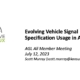 Image of a slide of a presentation on Evolving Vehicle Signal Specifications in AGL 2023