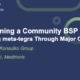 Image of a slide from a presentation on Maintaining a Community BSP Layer