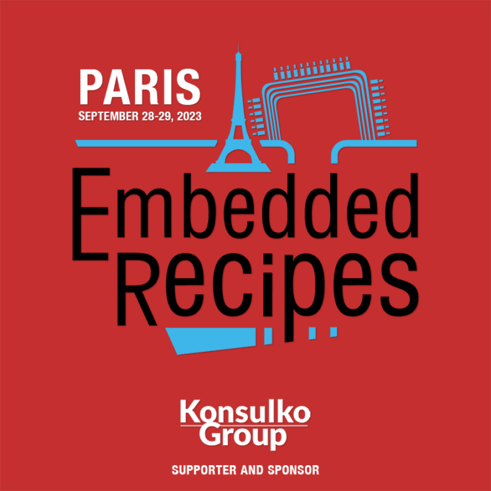 Logo of the Embedded Recipes conferences in Paris 2023