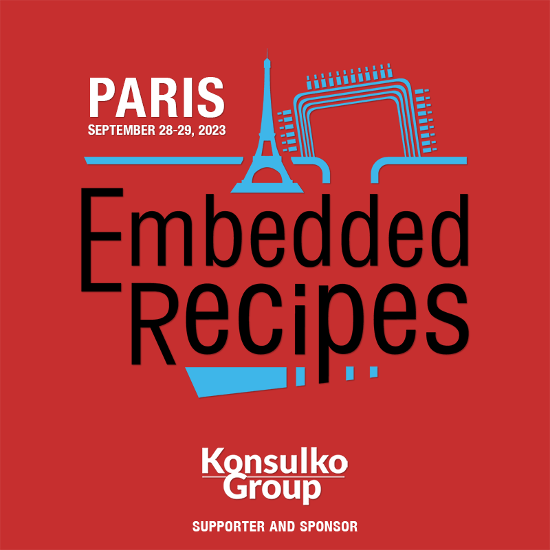 Logo of the Embedded Recipes conferences in Paris 2023